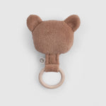 Ahşap Saplı Kahve Çıngıraklı Diş Kaşıyıcı Ayıcık