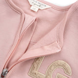 Organik Pamuklu Bebek Ceketi Pembe