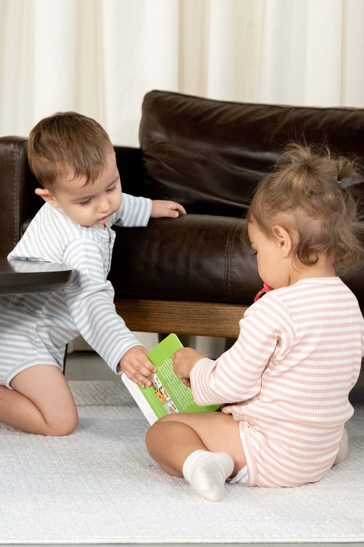 Ayarlanabilir Çıtçıtlı Modal Bebek Body Uzun Kollu Mavi Zıbın