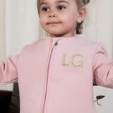 Organik Pamuklu Bebek Ceketi Pembe