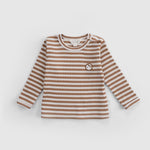 Organik Pamuklu  Kaşkorse  Modal Kahve Bebek Takımı