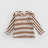 Organik Pamuklu  Kaşkorse  Modal Kahve Bebek Takımı