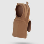 Organik Pamuklu Ayıcık Kahverengi Balaklava Eldiven Seti