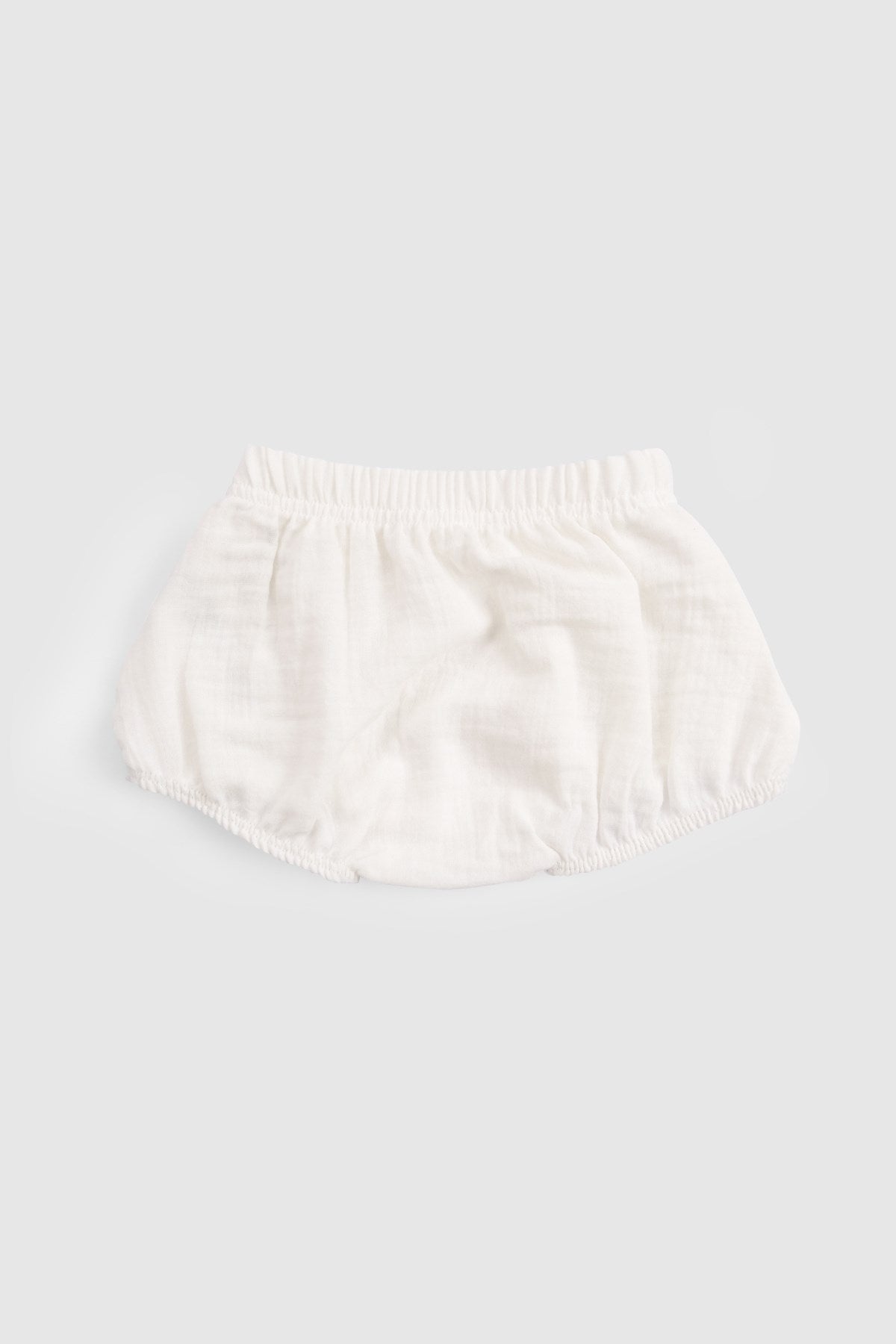 Organik Pamuk Müslin Ekru Bebek Bloomer