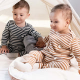 Organik Pamuklu  Kaşkorse  Modal Kahve Bebek Takımı