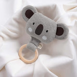 Ahşap Saplı Gri Çıngıraklı Diş Kaşıyıcı Koala