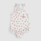 Askılı UV Korumalı Pembe Cosmos Bebek Mayo - Little Gusto - Bebek Mayo