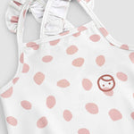 Askılı UV Korumalı Pembe Cosmos Bebek Mayo - Little Gusto -