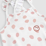 Askılı UV Korumalı Pembe Cosmos Bebek Mayo - Little Gusto -