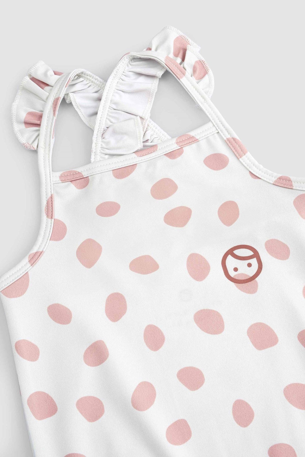 Askılı UV Korumalı Pembe Cosmos Bebek Mayo - Little Gusto -