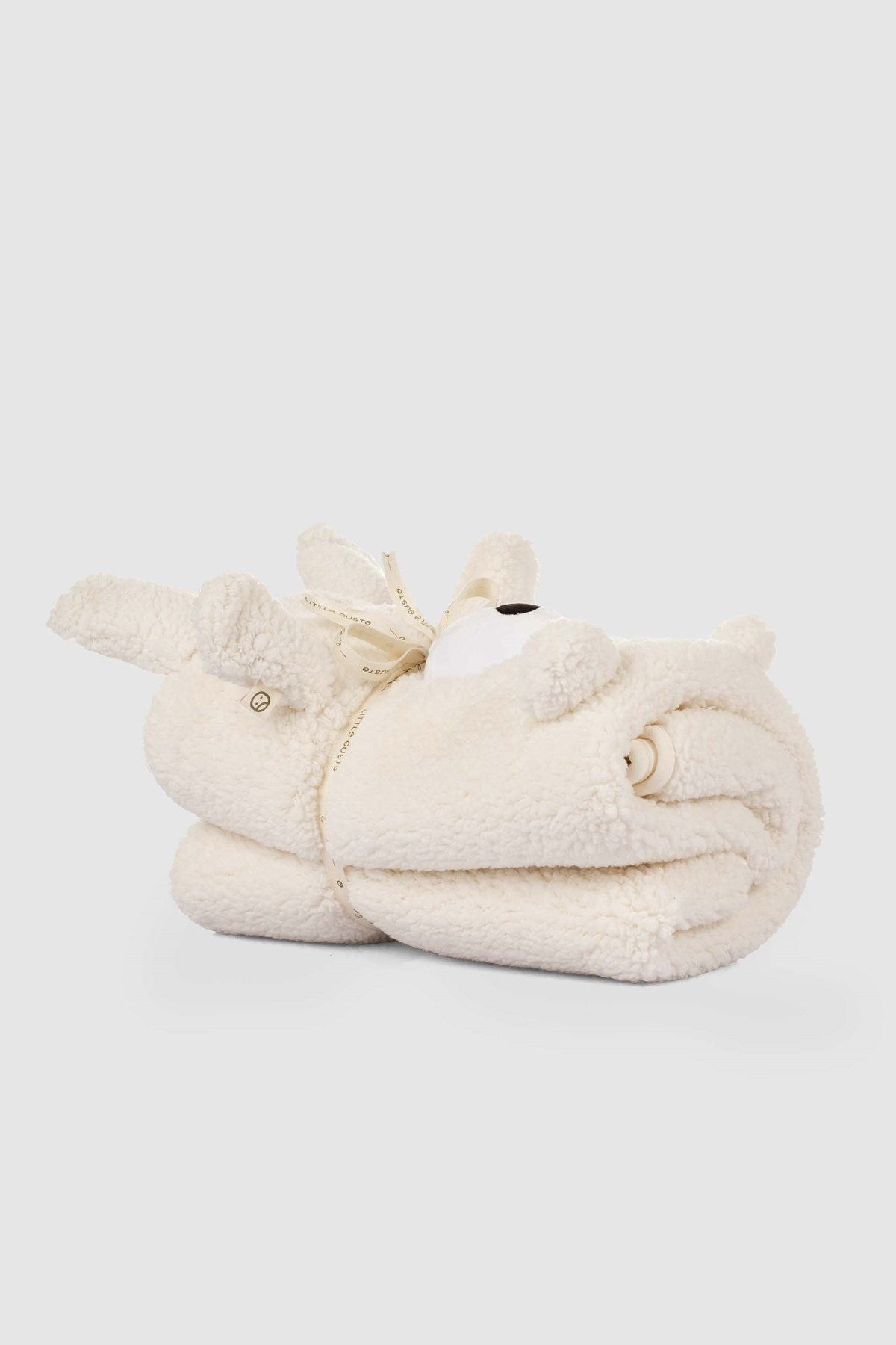 Wellsoft Ayıcık Ekru Bebek Battaniyesi - Little Gusto -