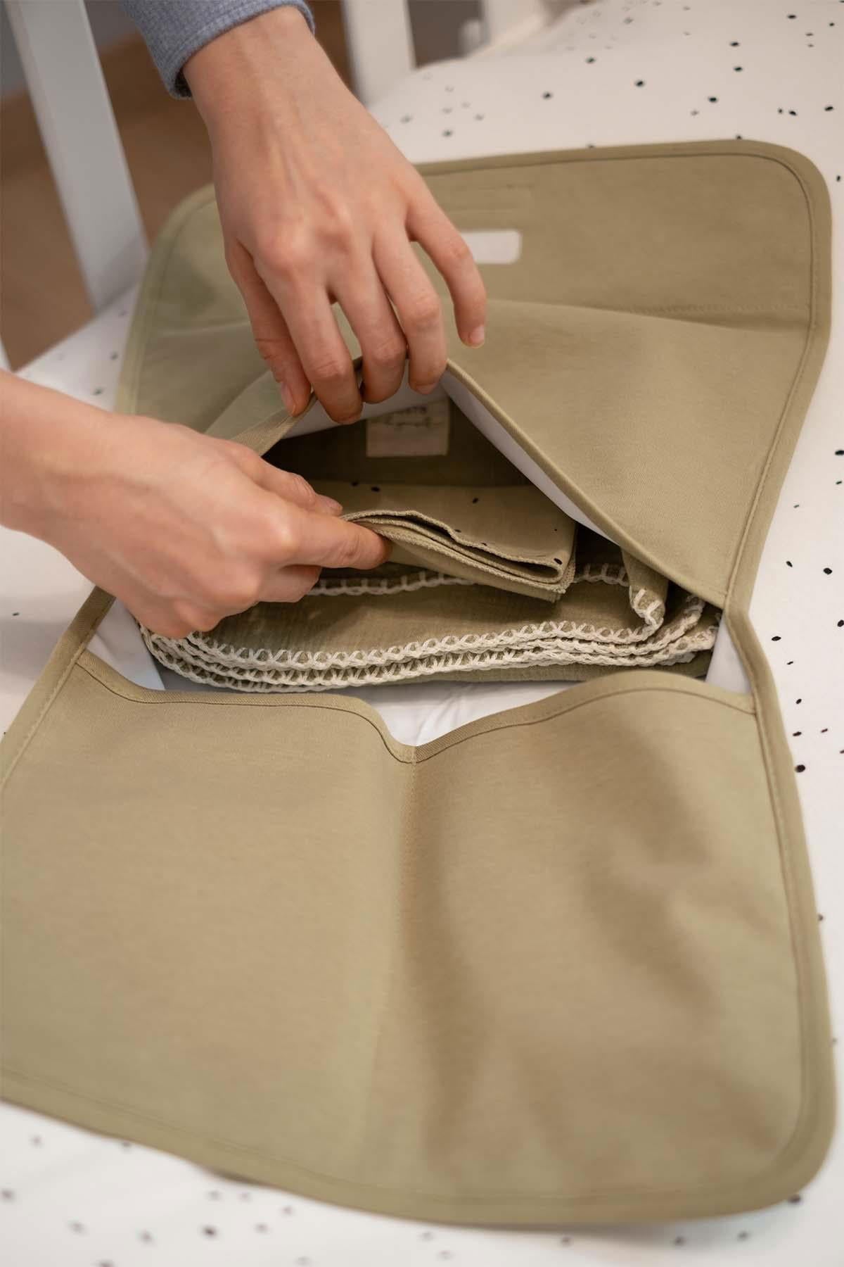 Bebek Bakım Çantası Organizer Cosmos Haki - Little Gusto -