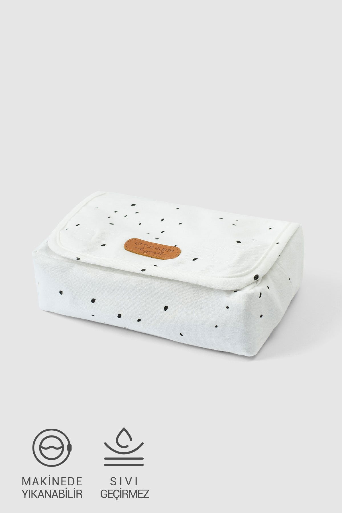 Islak Mendil Çantası Bebek Cosmos Beyaz - Little Gusto - Islak Mendil Çantası