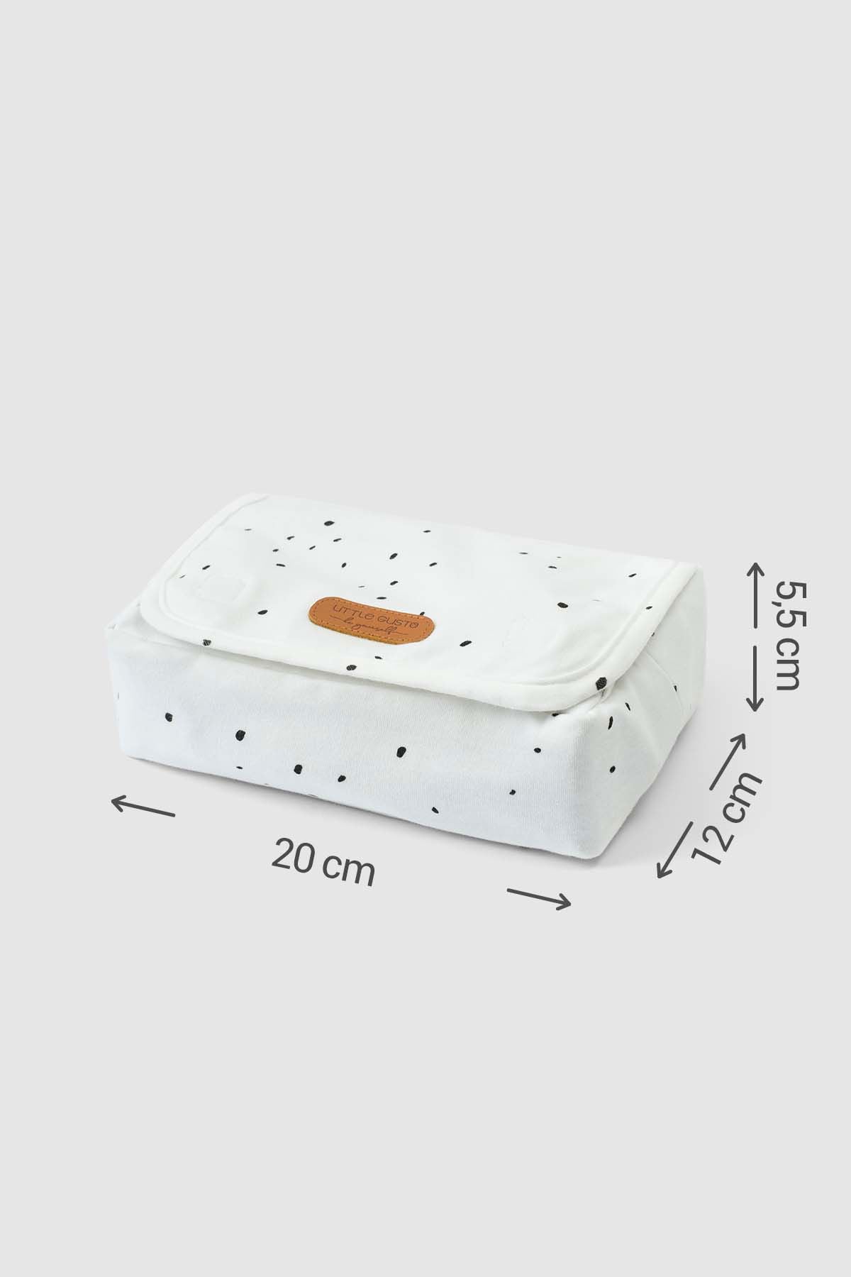 Islak Mendil Çantası Bebek Cosmos Beyaz - Little Gusto -