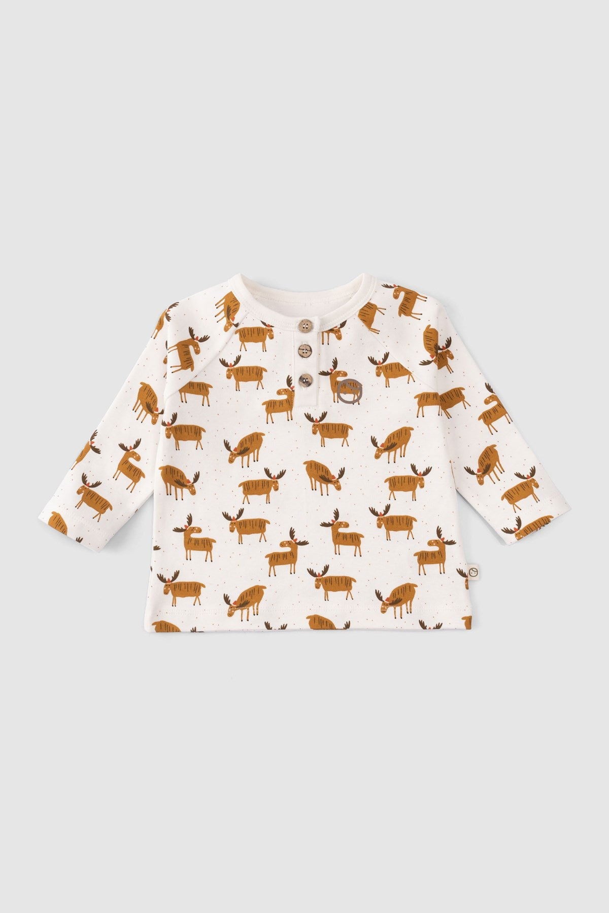 Organik Pamuk Bebek Pijama Takımı Deer - Little Gusto -