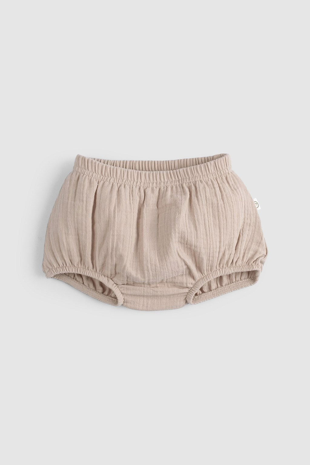 Organik Pamuk Müslin Bebek Bej Bloomer (Külot) - Little Gusto - Bloomer
