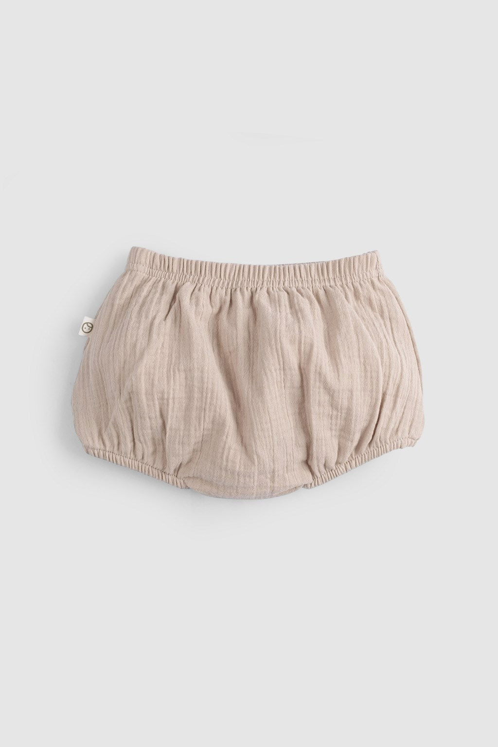 Organik Pamuk Müslin Bebek Bej Bloomer (Külot) - Little Gusto -