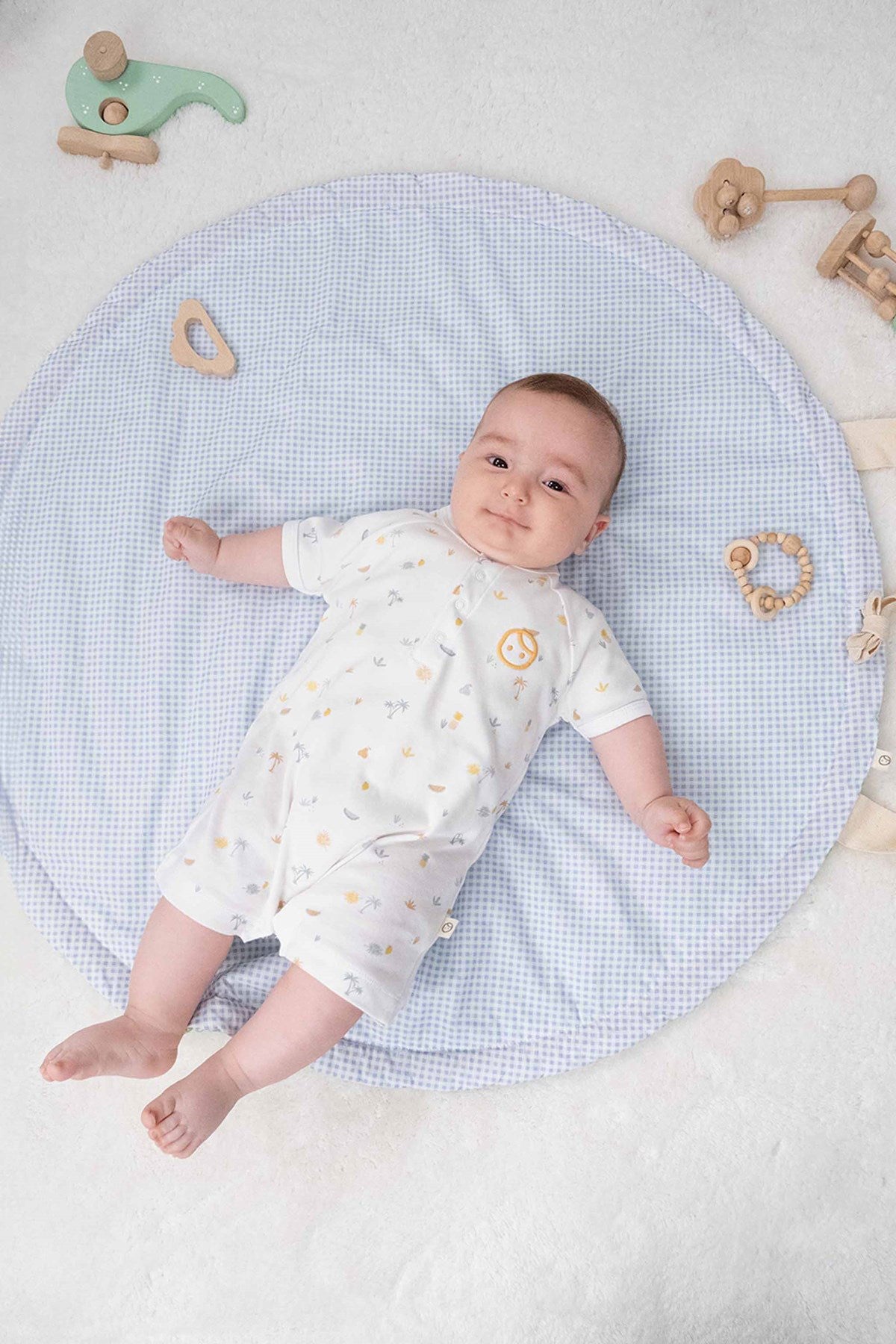 Organik Pamuklu Çanta Oyun Minderi Piknik - Little Gusto -