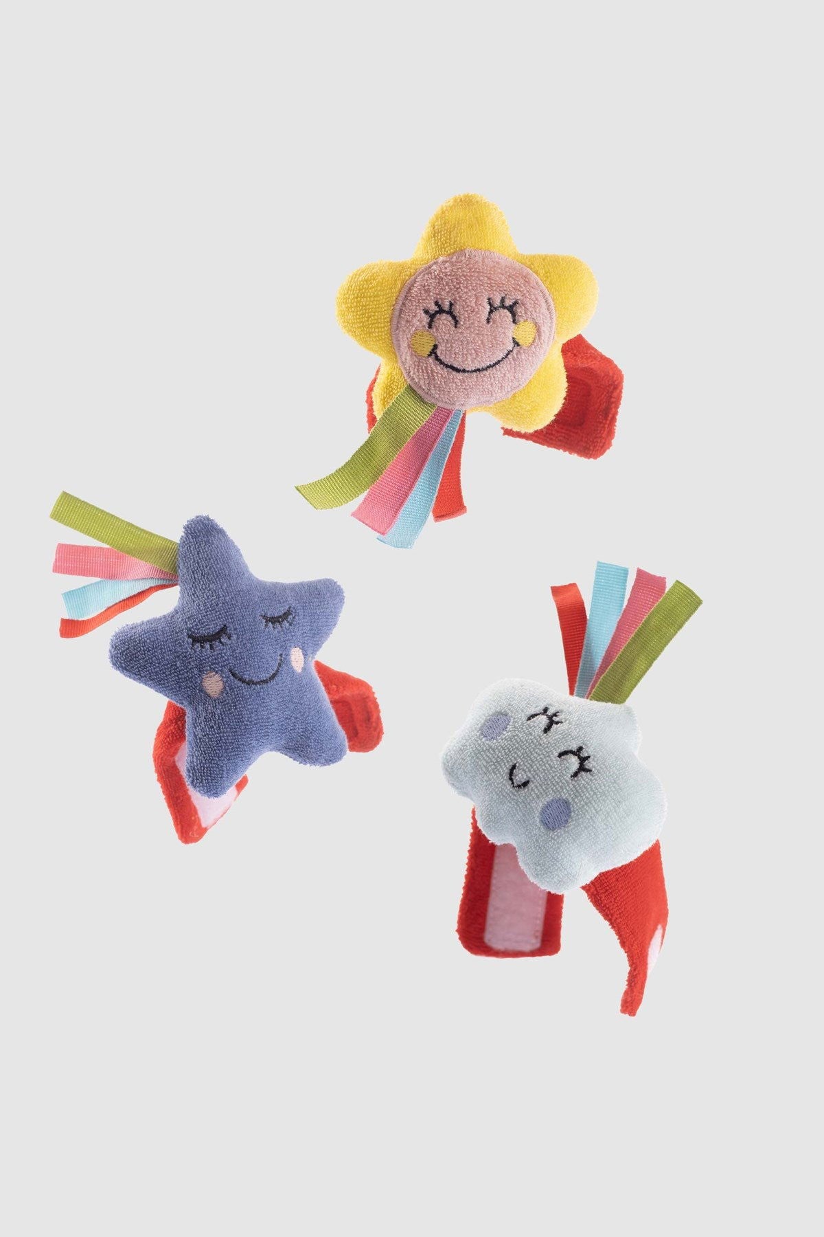 Organik Pamuklu Çıngıraklı Bileklik Seti - Little Gusto -