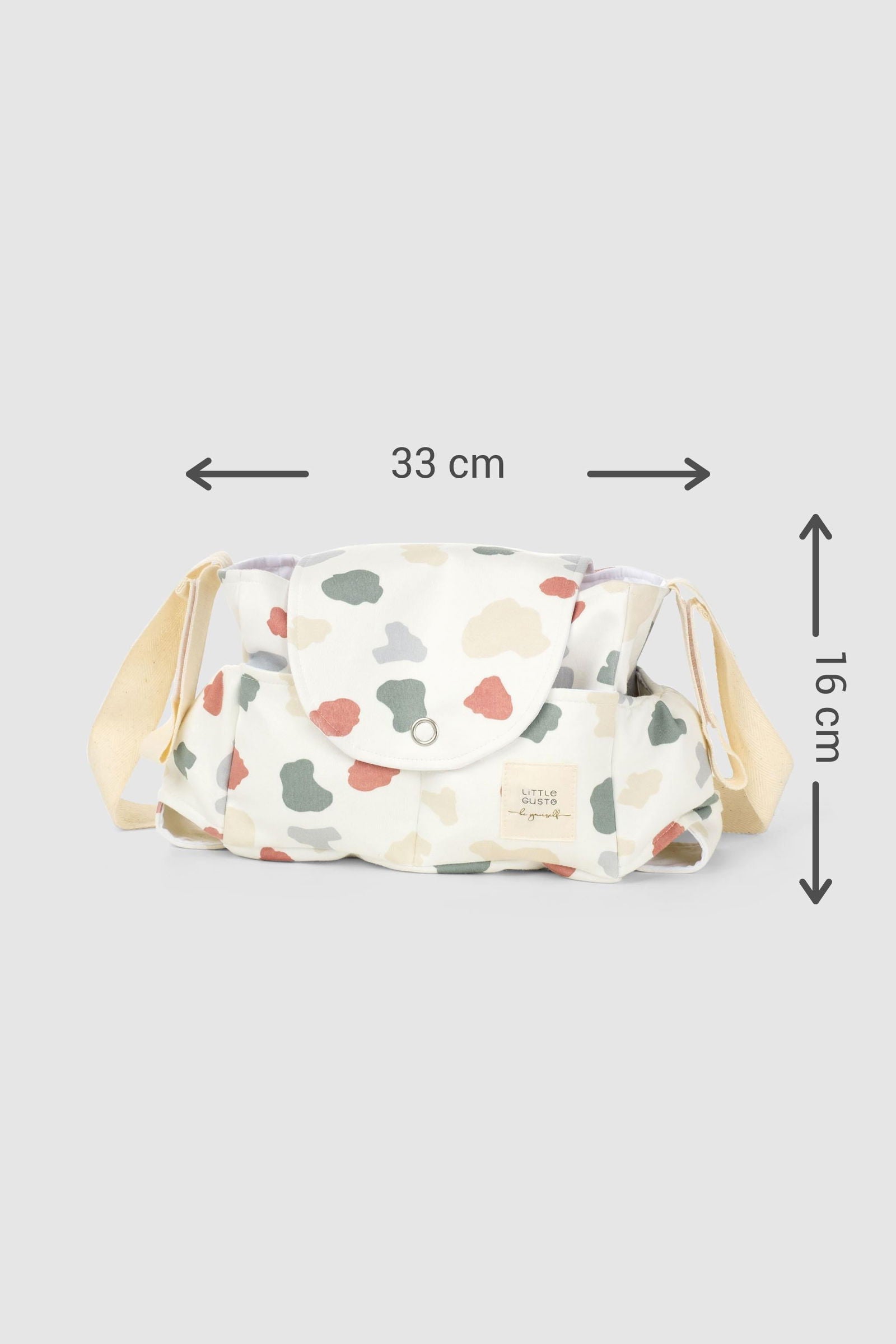 Sıvı Geçirmez Bebek Arabası Organizer Çantası Animal Desenli - Little Gusto -