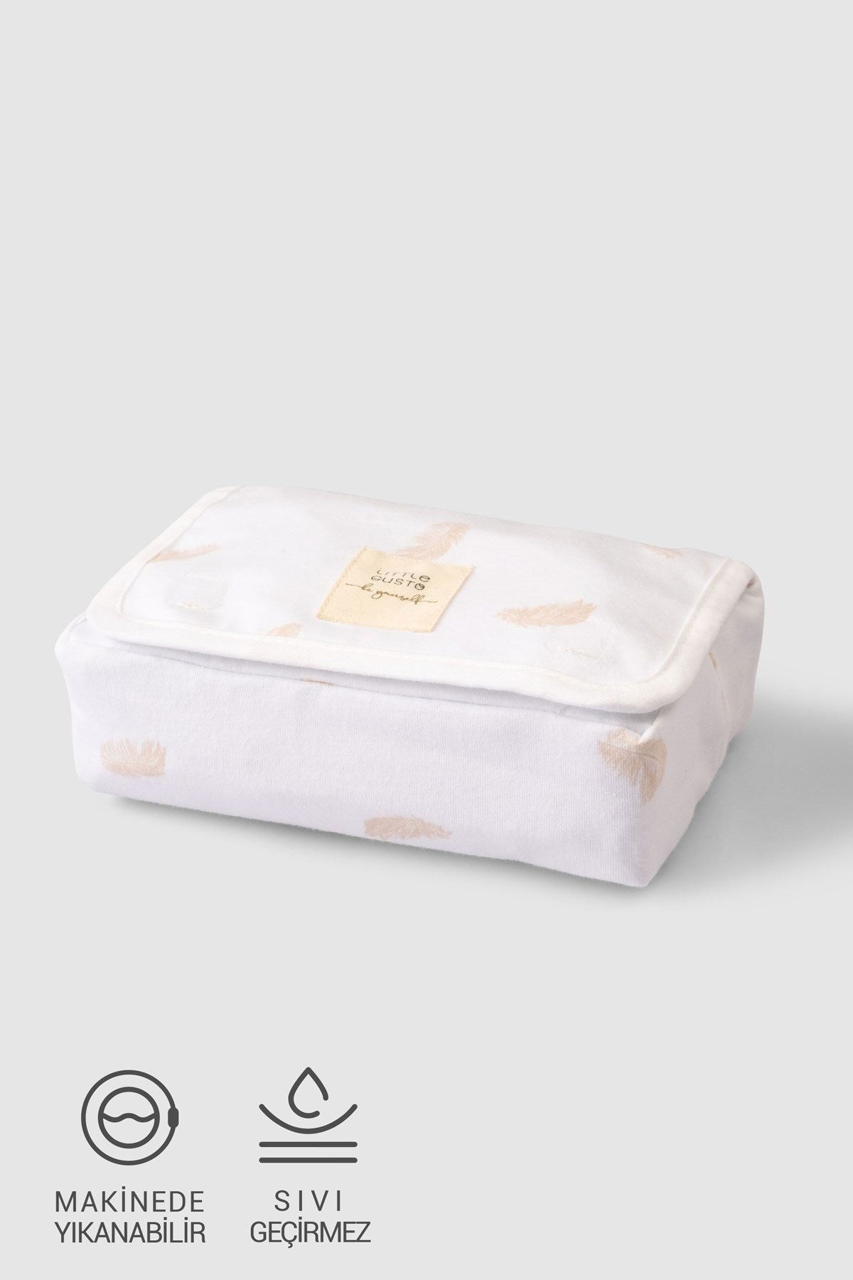 Sıvı Geçirmez Islak Mendil Çantası Feather - Little Gusto - Islak Mendil Çantası