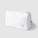 Sıvı geçirmez Fermuarlı Kapitone Organizer Çanta Beyaz - Little Gusto -