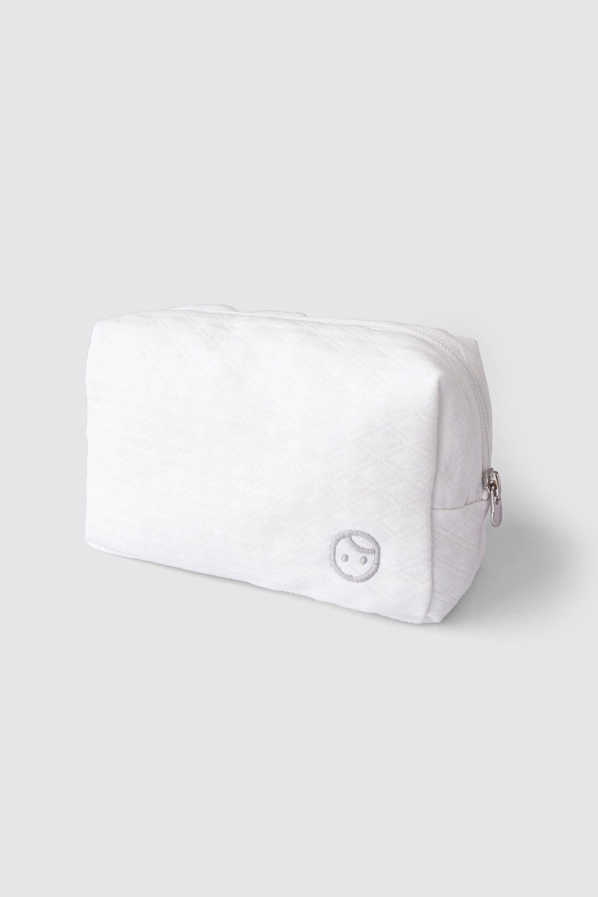 Sıvı geçirmez Fermuarlı Kapitone Organizer Çanta Beyaz - Little Gusto -