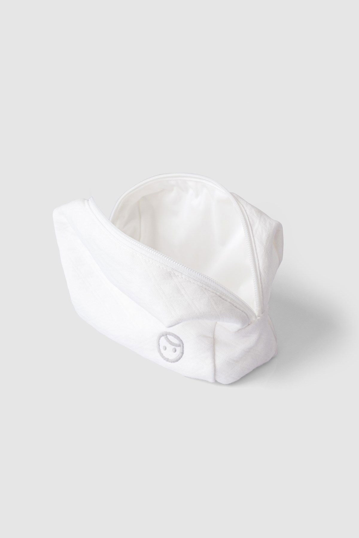 Sıvı geçirmez Fermuarlı Kapitone Organizer Çanta Beyaz - Little Gusto -