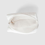 Sıvı geçirmez Fermuarlı Kapitone Organizer Çanta Beyaz - Little Gusto -