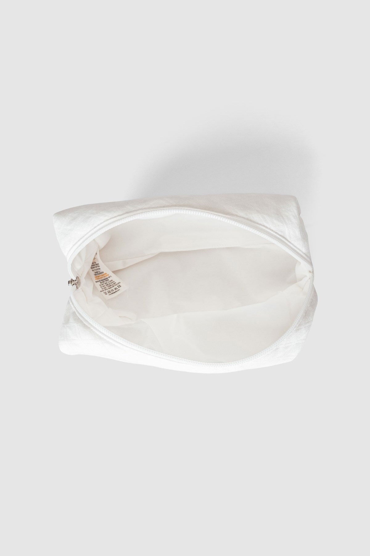 Sıvı geçirmez Fermuarlı Kapitone Organizer Çanta Beyaz - Little Gusto -