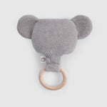 Ahşap Saplı Gri Çıngıraklı Diş Kaşıyıcı Koala