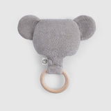 Ahşap Saplı Gri Çıngıraklı Diş Kaşıyıcı Koala