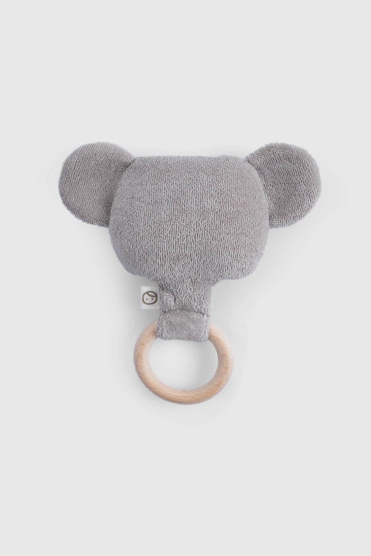 Ahşap Saplı Gri Çıngıraklı Diş Kaşıyıcı Koala