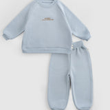 Organik Pamuklu Mavi Bebek Takımı