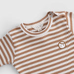 Organik Pamuklu  Kaşkorse  Modal Kahve Bebek Takımı