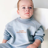 Organik Pamuklu Mavi Bebek Takımı