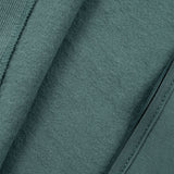 Organik Pamuklu İçi Tüylü Yeşil Fermuarlı Bebek Tulumu