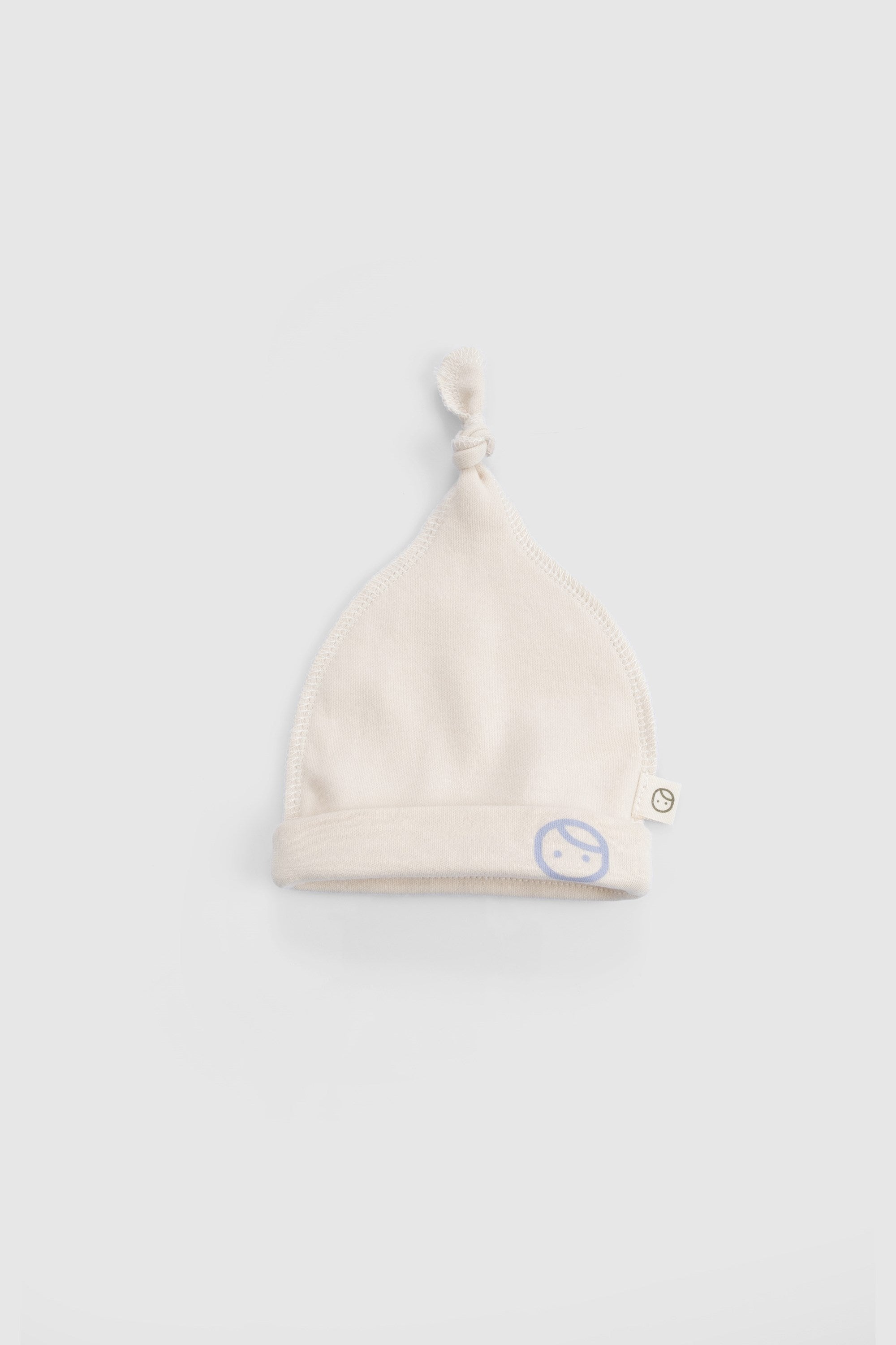 Ters Dikişli Organik Pamuk Ekru 10'lu Prematüre Bebek Seti