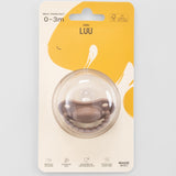 LUU Kids Positioning Ortodontik Medikal Silikon Emzik –  Milk Hazelnut