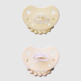 LUU Kids Positioning Ortodontik Medikal Silikon Emzik 2'li Set –  Creamy Lemon & American Cream