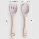 Silikon Bebek Beslenme Seti – Pembe Tabak Little Gusto