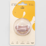 LUU Kids Positioning Ortodontik Medikal Silikon Emzik –  Velvet Blush