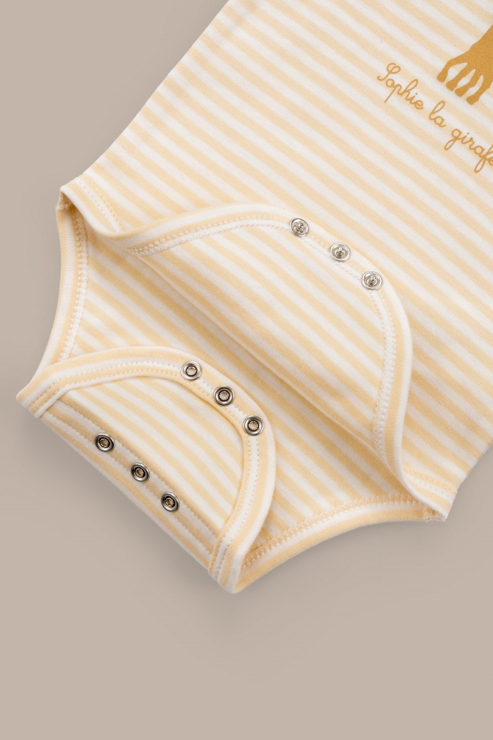 Sophie la girafe 2'li Uzun Kollu Organik Pamuk Zıbın