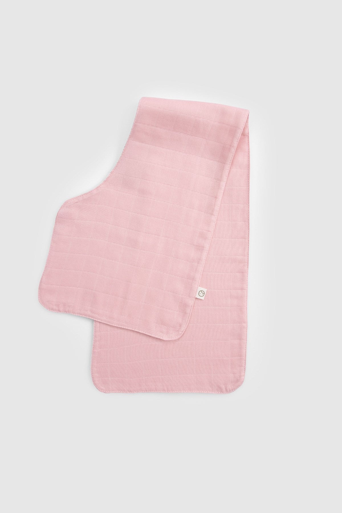 Organik Pamuk Müslin Pembe Omuz Ağız Bezi Seti.