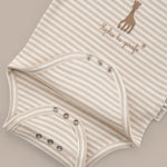 Sophie la girafe 2'li Uzun Kollu Organik Pamuk Zıbın