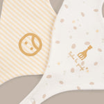 Sophie la girafe 2'li Sıvı Geçirmez Emzik Tutucu Önlük Seti