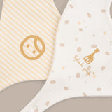 Sophie la girafe 2'li Sıvı Geçirmez Emzik Tutucu Önlük Seti