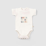 2' li Kısa Kollu Organik Pamuk Bebek Body Seti Animal Desenli - Little Gusto - 