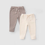 2'li Organik Pamuk Bebek Pantolonu Playtime - Little Gusto - Bebek Pantolon