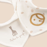 Sophie la girafe 2'li Sıvı Geçirmez Fular Önlük Seti Önlük Little Gusto